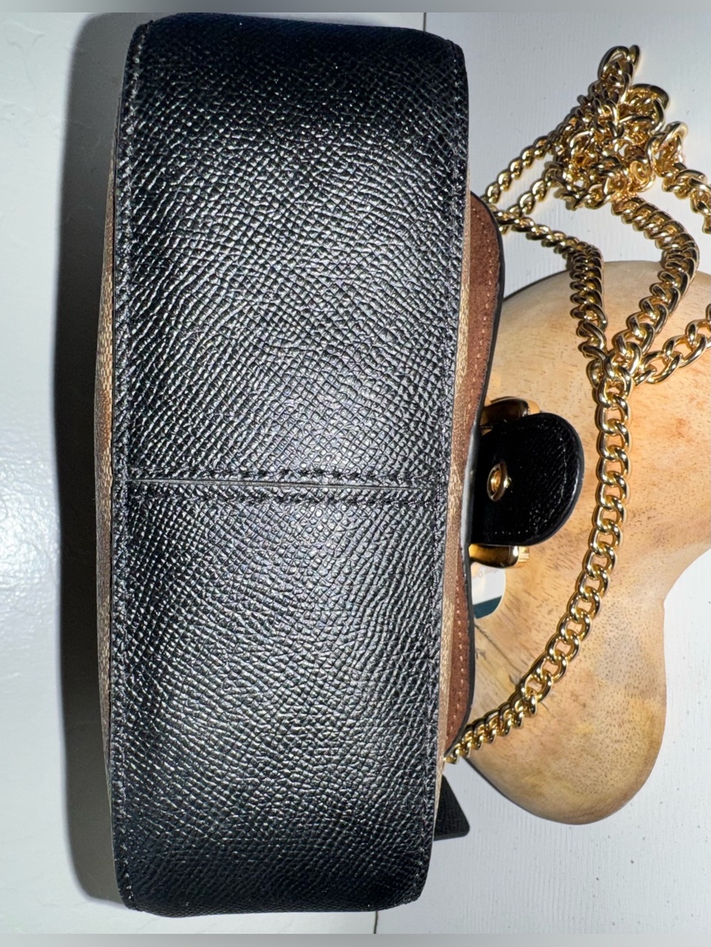 COACH Gemma Blocked Signature Canvas 2021 Star Buckle Crossbody Bag C7013 - EUC - Picture 15 of 16